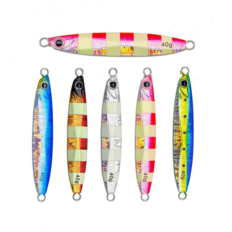 Iron Plate Lure Night-Glow Laser Reinforced Falling Bare Plate 35g Artificial Hard Saltwater Fish – Hard Lure – view 1