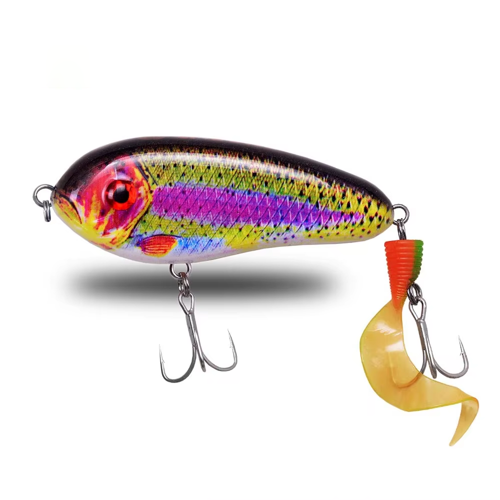 Lure 25g Freshwater Biomimetic Artificial Fish Jerkbait Solid Slow-Sinking Pike Lure Bait 60-115mm 35 – Hard Lure – view 5