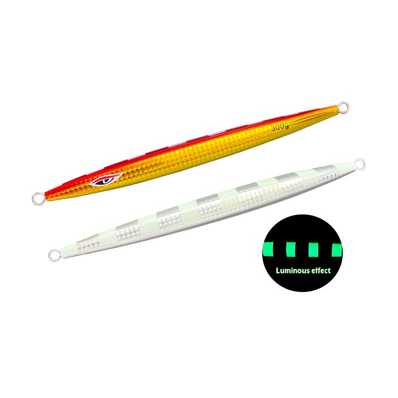Deep-Sea Fast-Sinking Heavy-Gauge Metal Fishing Lead Sinker Glow-in-the-Dark Long Strip Noctilucent Quick-Pull Artificial – Hard Lure – view 5