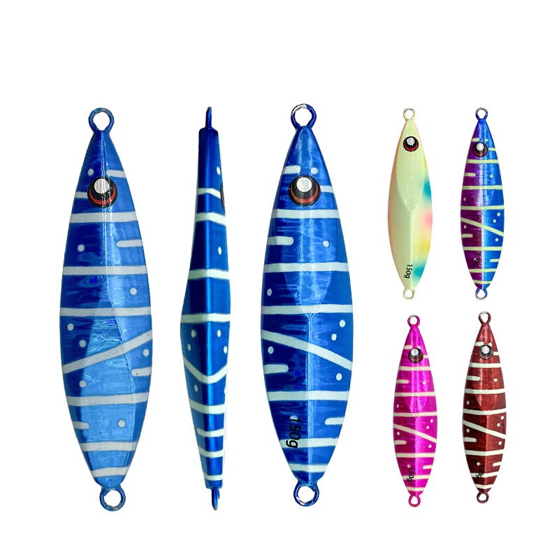 Lure Lead Iron Plate Jig 150-200g Luminous Drift Slow Shake Artificial Hard Bait Fishing Bait Without Hooks Hot Sale – Hard Lure – view 2