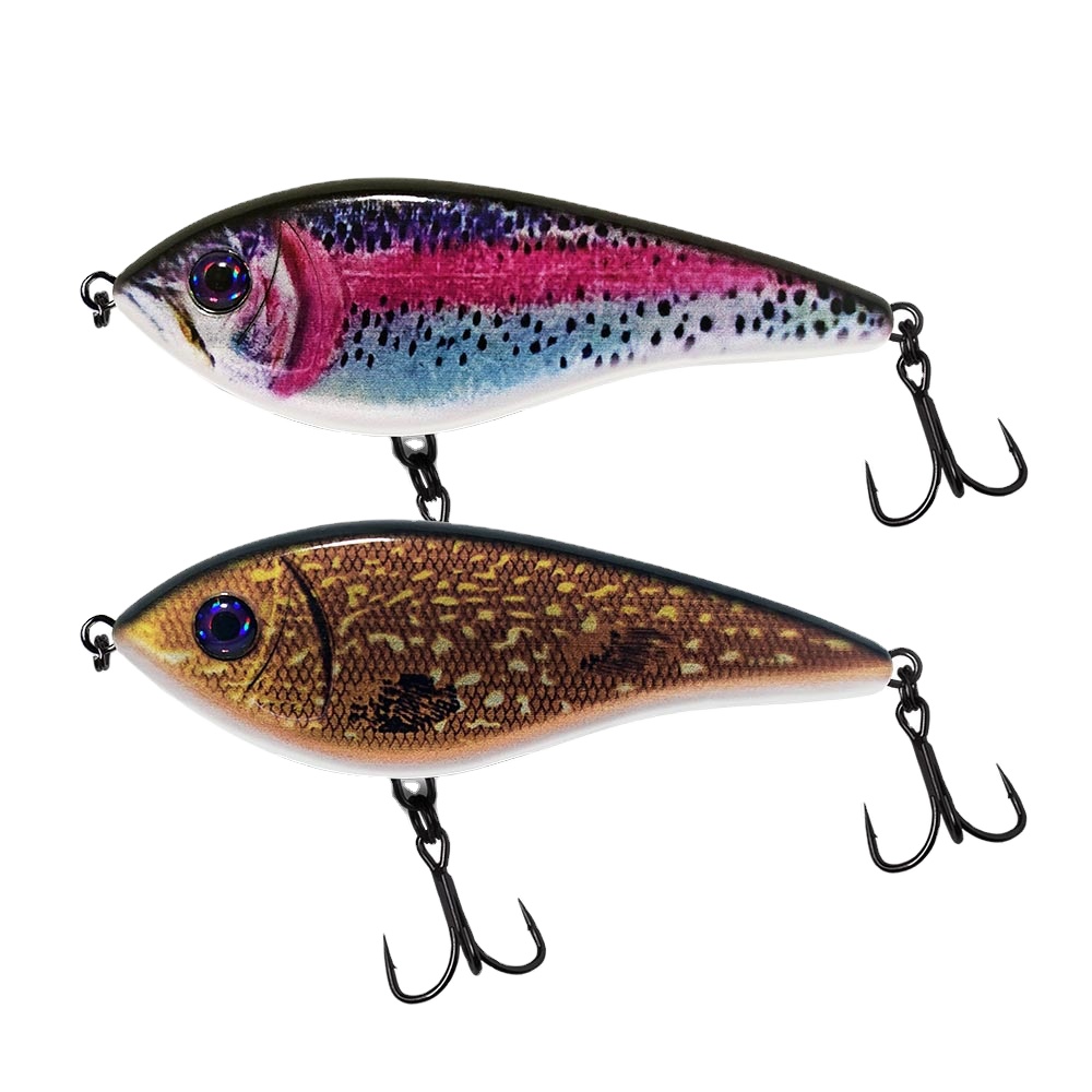 Stainless Steel Artificial Hard Bait Lure for Pike 10cm 35g Sinking Sea Fishing – Hard Lure – view 2
