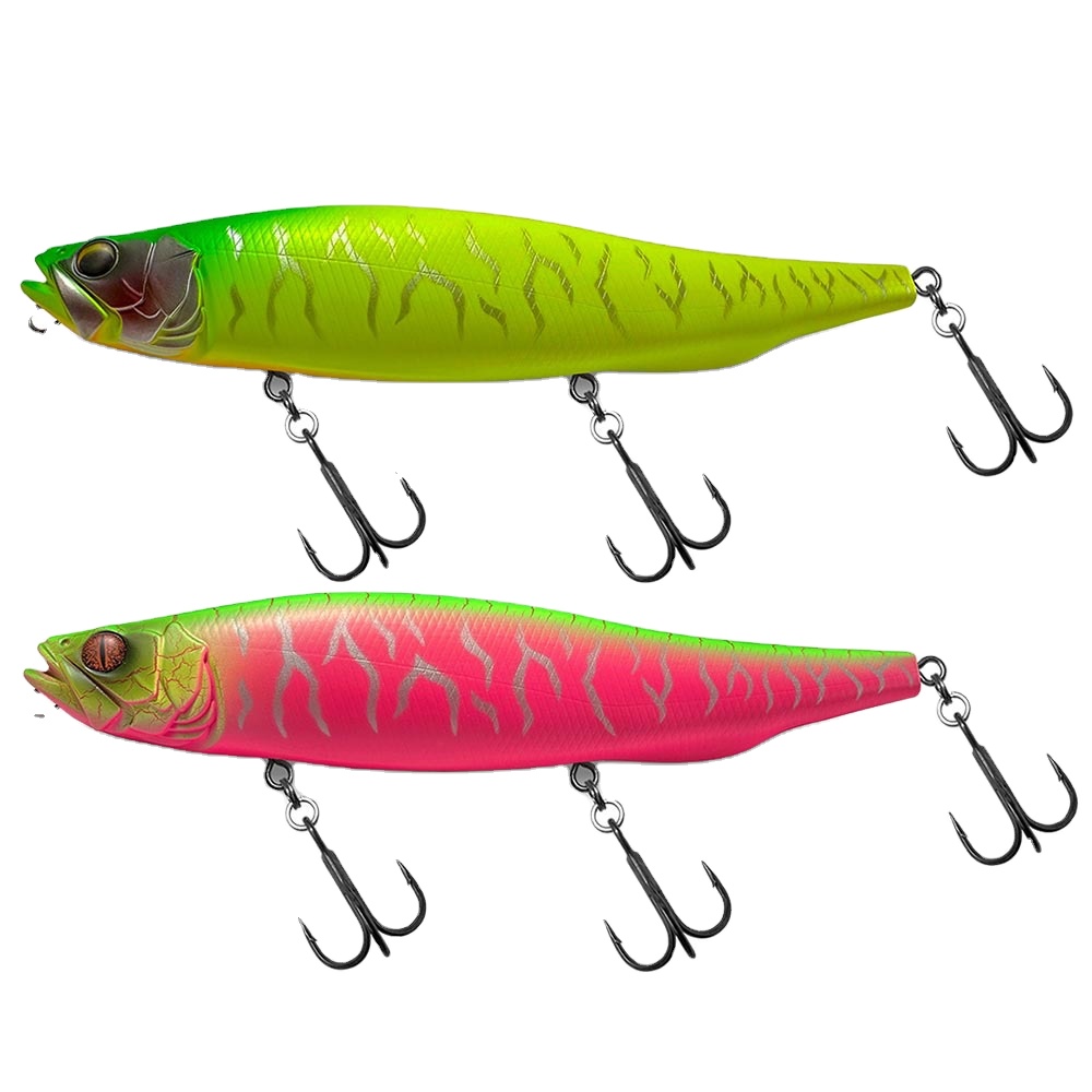 CHEERY Artificial Hard Bait Lure Stainless Steel Wire Floating Pencil 22cm 130g 16 Colors Fishing Golden Eye Bass Peacock – Hard Lure – view 2