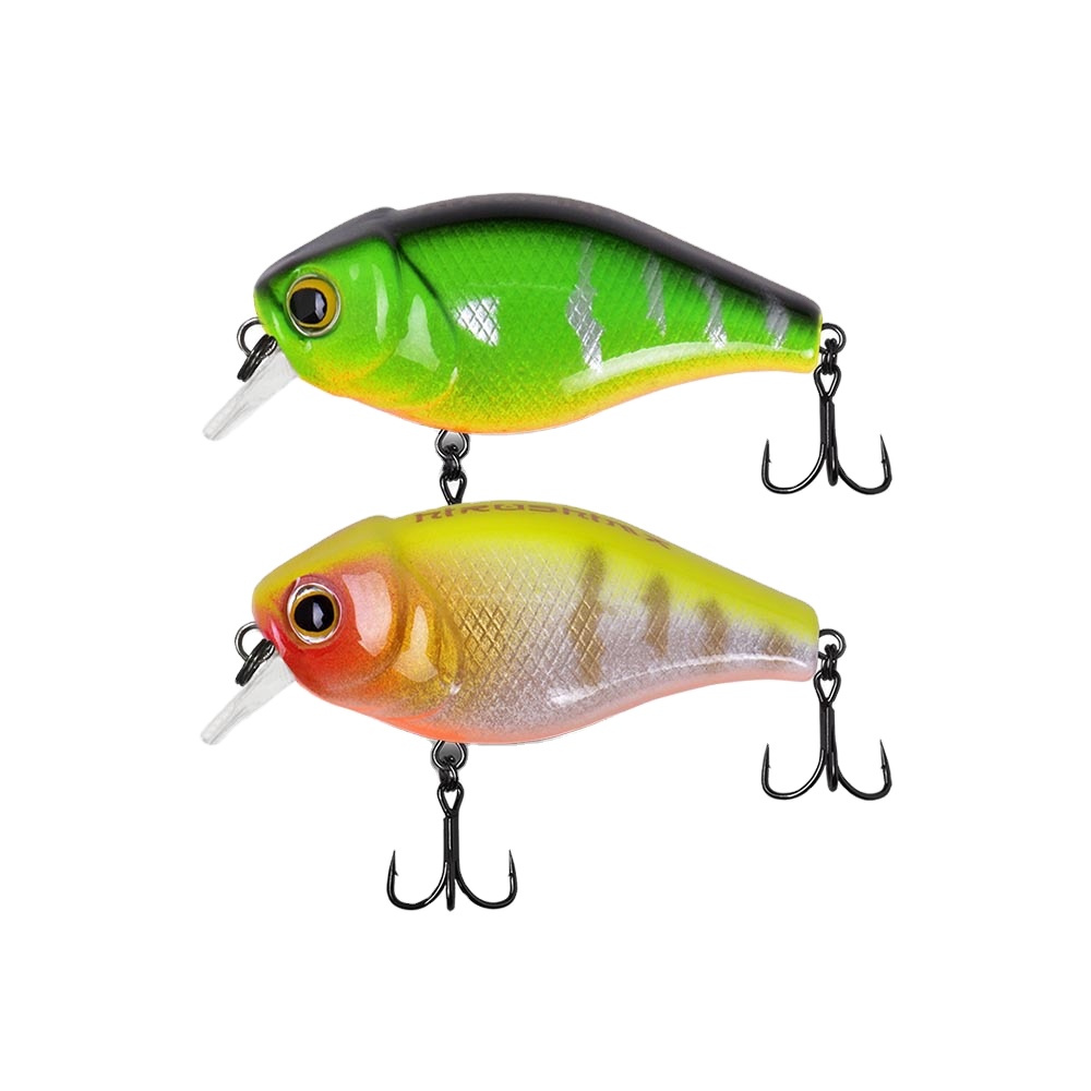 Lure Freshwater Fat Minnow 50mm 6g Plastic Hard Bait Biomimetic Lure Bass Snakehead Fish 10# Hook – Hard Lure – view 2
