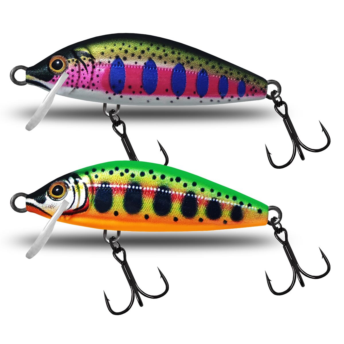 Artificial Hard Bait Lure Twitching Sinking Minnow 6cm 8g 4 Colors Plastic Stream Bionic Tilapia Bass Hooks – Hard Lure – view 1