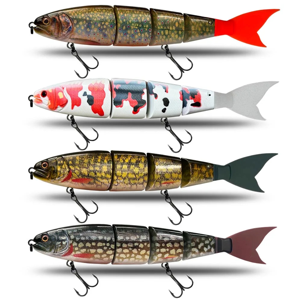 CHEERY Factory Direct Supply Live Bait Japanese Style 17/20 cm Sinking/Floating Multi-segment Swimbait Silicone Soft Tail – Hard Lure – view 4