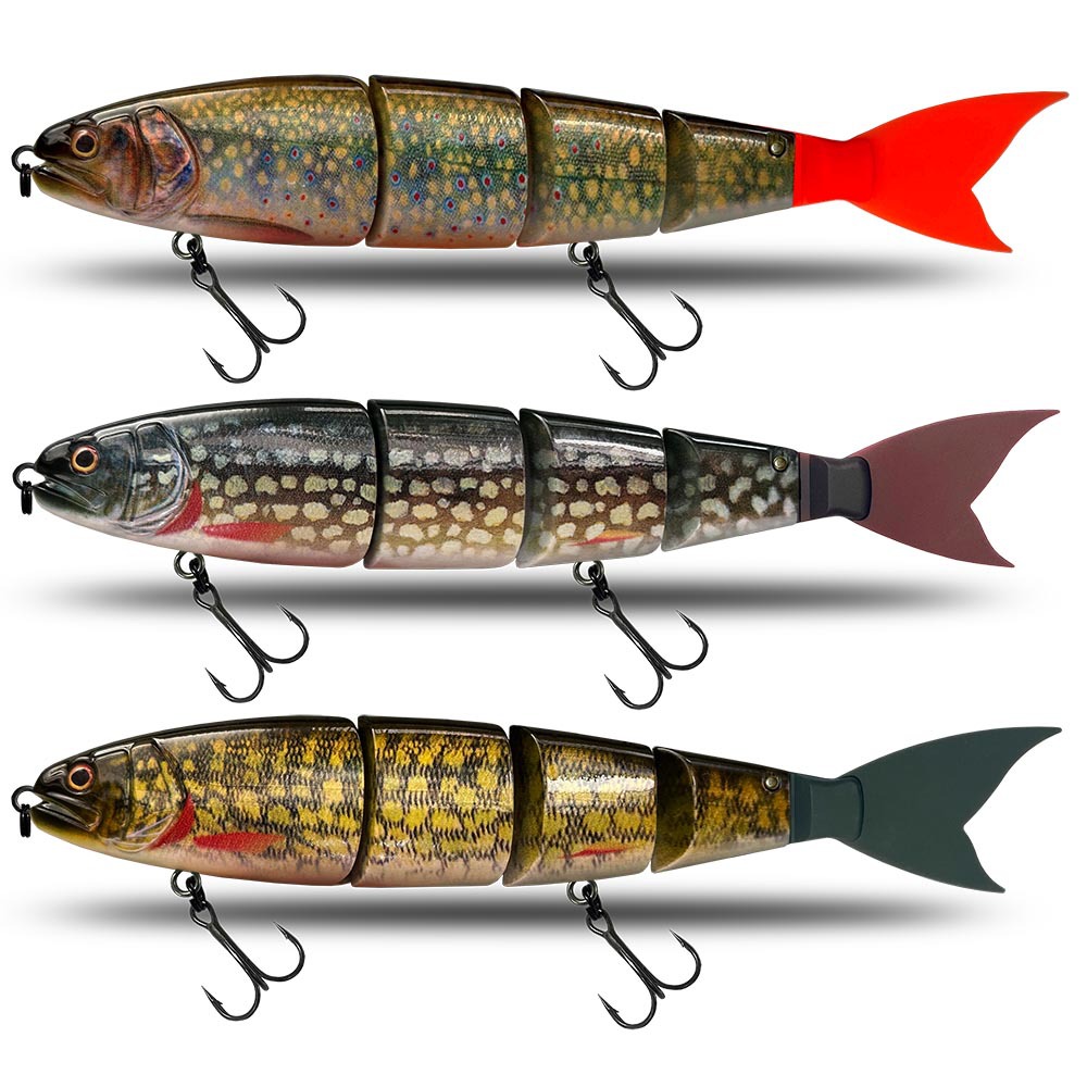 CHEERY Factory Direct Supply Live Bait Japanese Style 17/20 cm Sinking/Floating Multi-segment Swimbait Silicone Soft Tail – Hard Lure – view 5