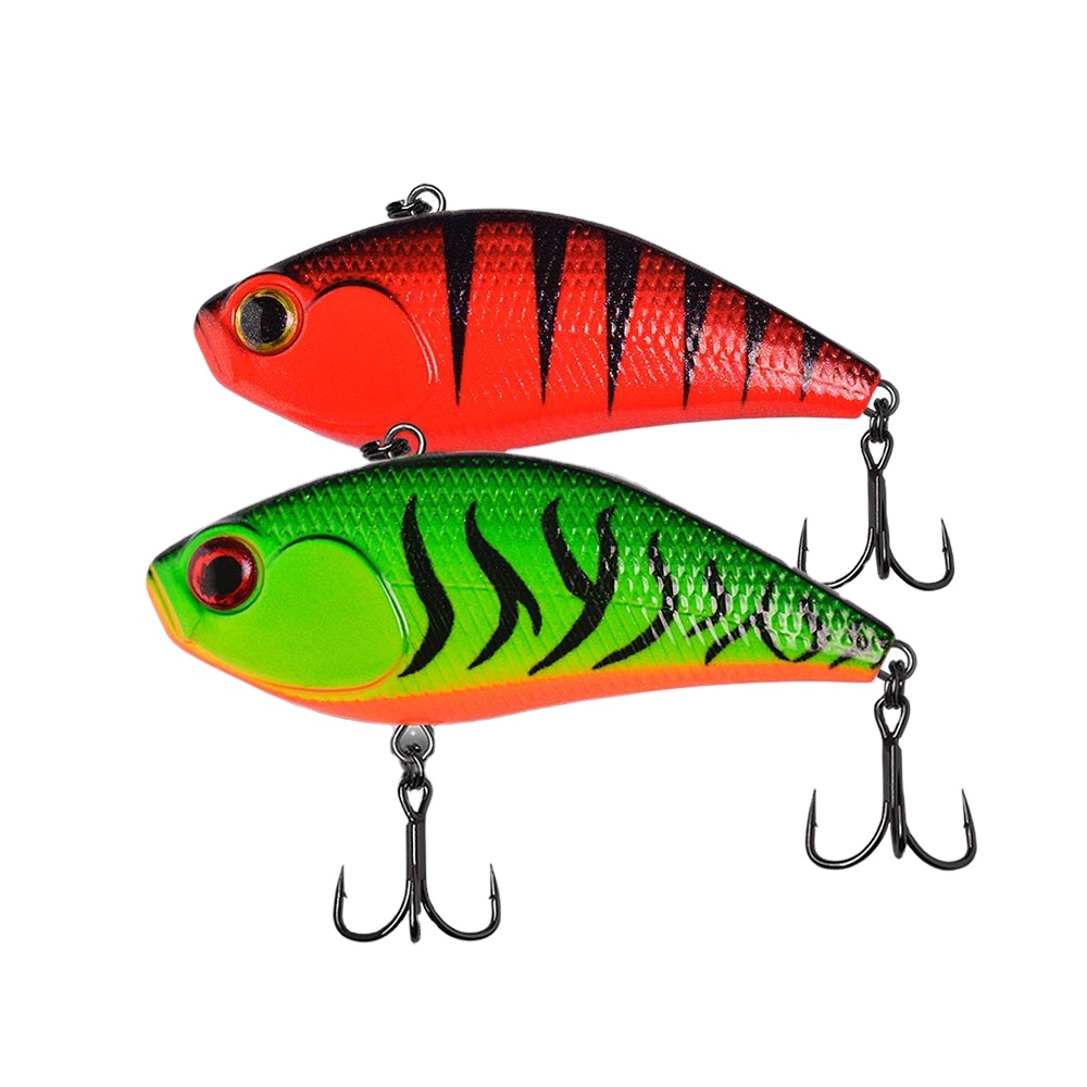 Vibro Lure with Rattle Beads Sinking Full-Water-Column 75g/145g Multi-Color Bass Artificial Bait Wholesale – Hard Lure – view 1