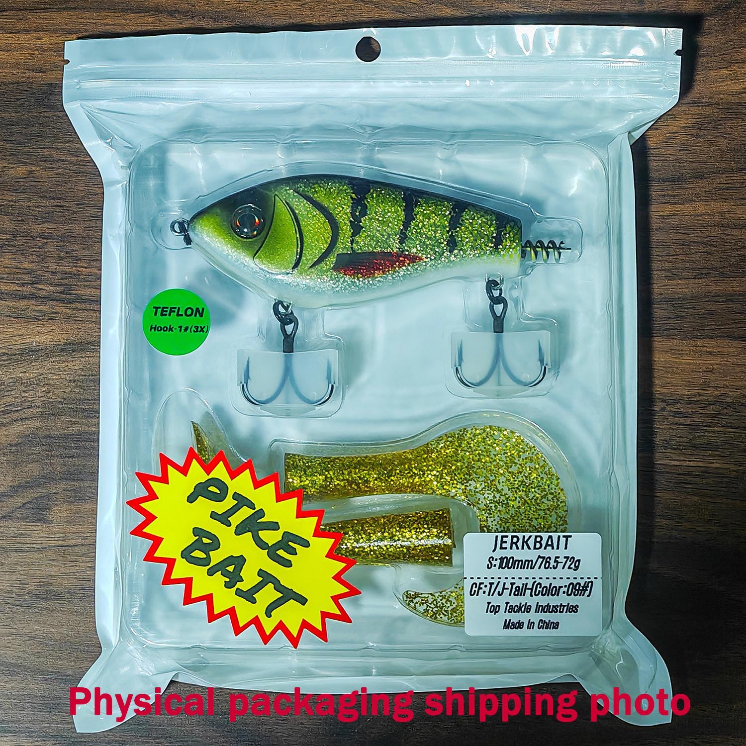 Stainless Steel Lure JERK BAIT/100mm 72g/765g Fishing Lure Slow-Sinking Twitching Cross-Border – Hard Lure – view 5
