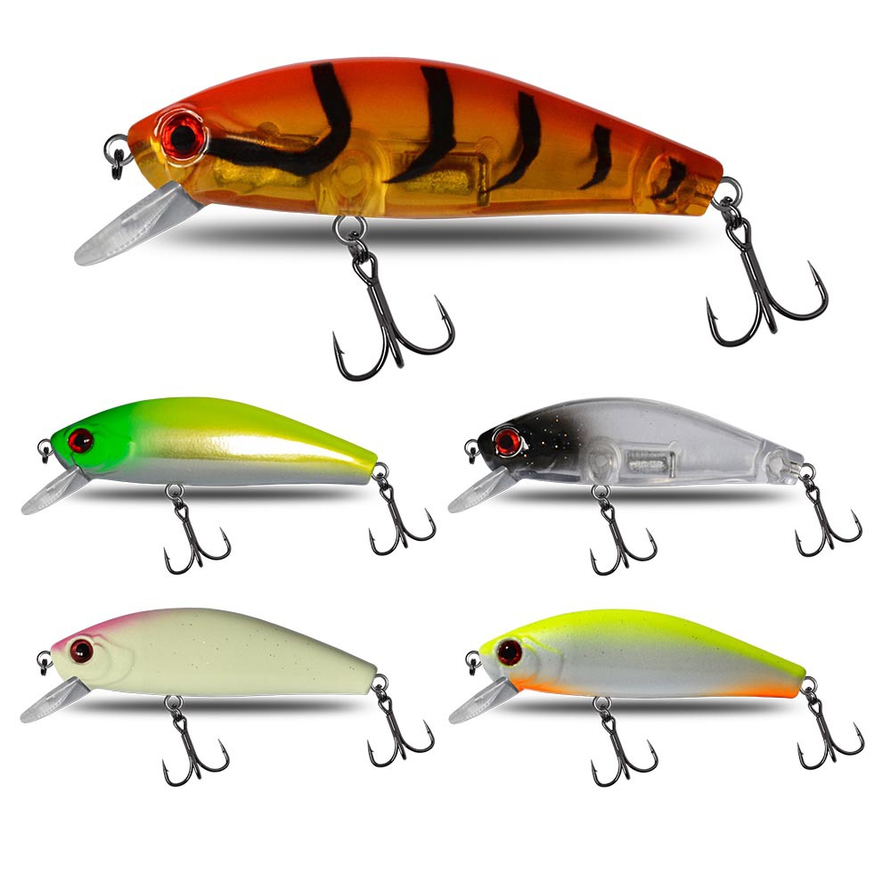 Micro-creature Trembling Sinking Xiaomi No Fish Lure 5cm 6g Glow-in-the-dark Stainless Steel Artificial Ear-up Bass Fishing – Hard Lure – view 4