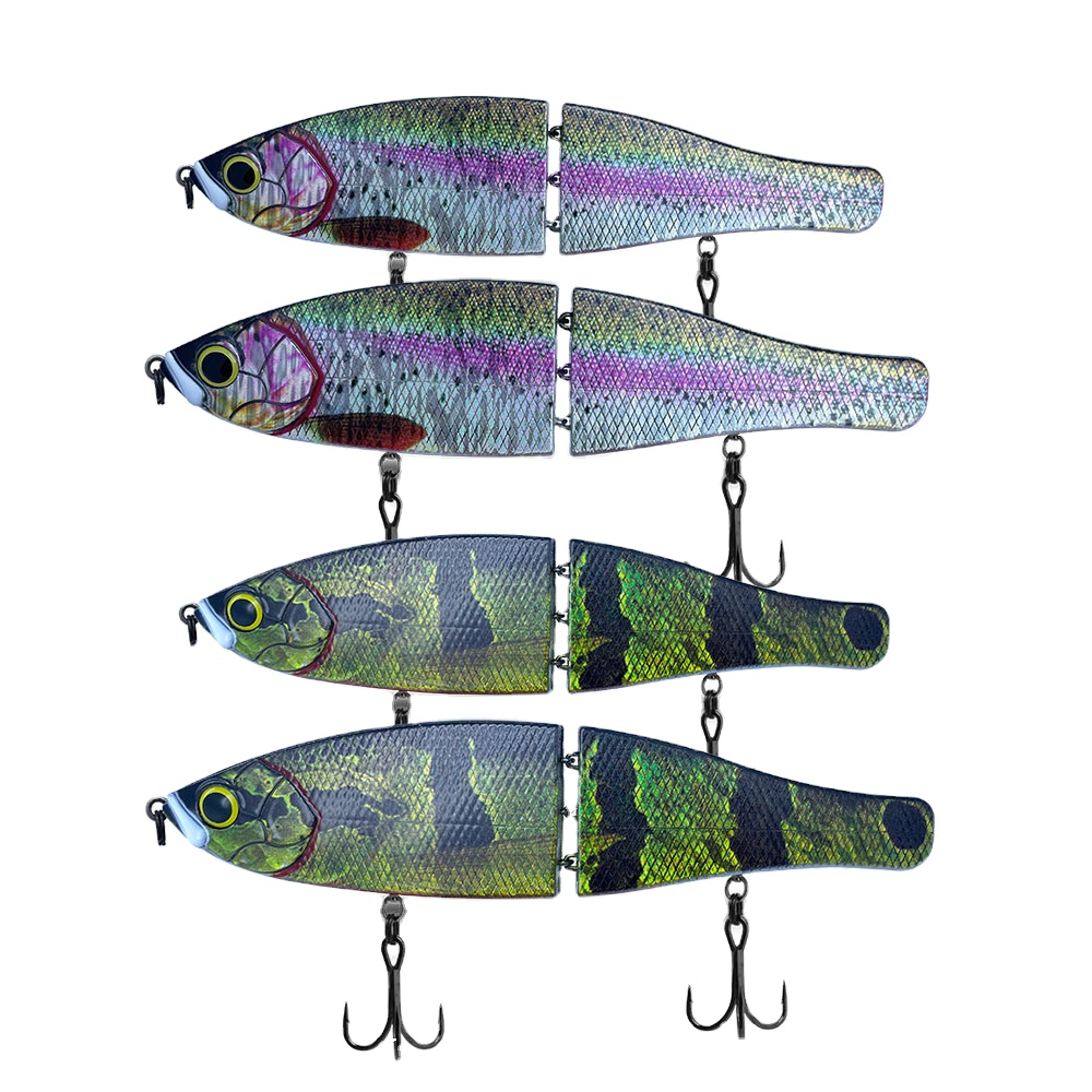 CHEERY 200mm 240mm Multi-segment Large Swimbait Quick Stop 360-degree U-turn Escaping Action Japanese-style Stainless Fish – Hard Lure – view 2