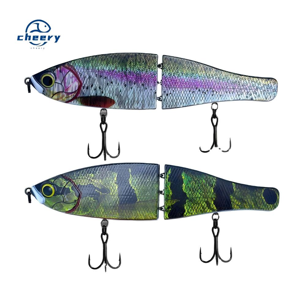 CHEERY 200mm 240mm Multi-segment Large Swimbait Quick Stop 360-degree U-turn Escaping Action Japanese-style Stainless Fish – Hard Lure – view 1