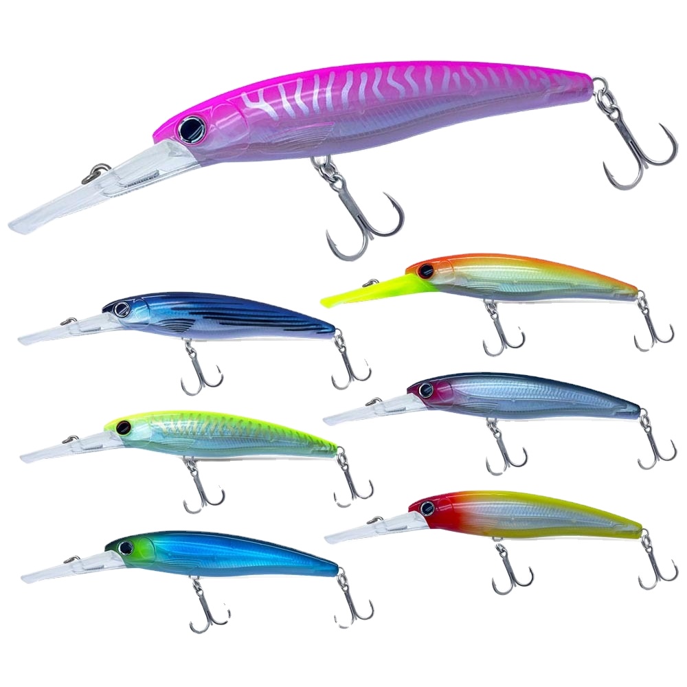 Sea Fishing Trolling Artificial Hard Bait Floating Stainless Steel 140mm 160mm 180mm Minnow Lure Southern Oil Green – Hard Lure – view 4