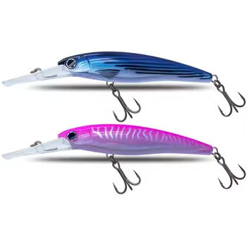 Sea Fishing Trolling Artificial Hard Bait Floating Stainless Steel 140mm 160mm 180mm Minnow Lure Southern Oil Green – Hard Lure – view 5