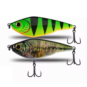 New Arrival High Quality ABS Artificial Hard Jerkbait 120mm 54g Pike Lure With Hooks – Hard Lure – view 1