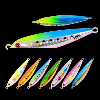 UV Sea Fishing Luminous Fast-Sinking Metal Jig 60g/80g/100g Spanish Mackerel/Sawtooth Dogfish Bionic Lure Artificial Hard Bait – Hard Lure – view 4
