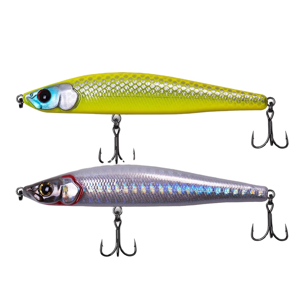 Trembling Lead Lure ABS Fishing Bait 85mm 155g Long-Cast With Hooks for Snakehead Bass Mandarin Fish Sucker Fish – Hard Lure – view 2