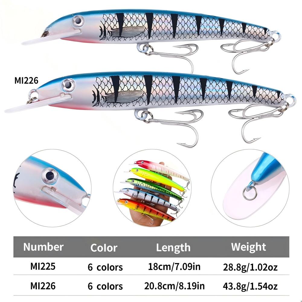 CHEERY Deep Diving Minnow Artificial Hard Bait Lure 30g 44g Sea Fishing Bionic Lure for Saltwater Fish Wholesale ABS – Hard Lure – view 2