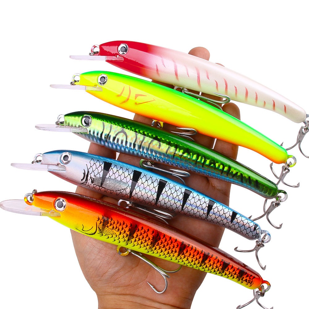 CHEERY Deep Diving Minnow Artificial Hard Bait Lure 30g 44g Sea Fishing Bionic Lure for Saltwater Fish Wholesale ABS – Hard Lure – view 5
