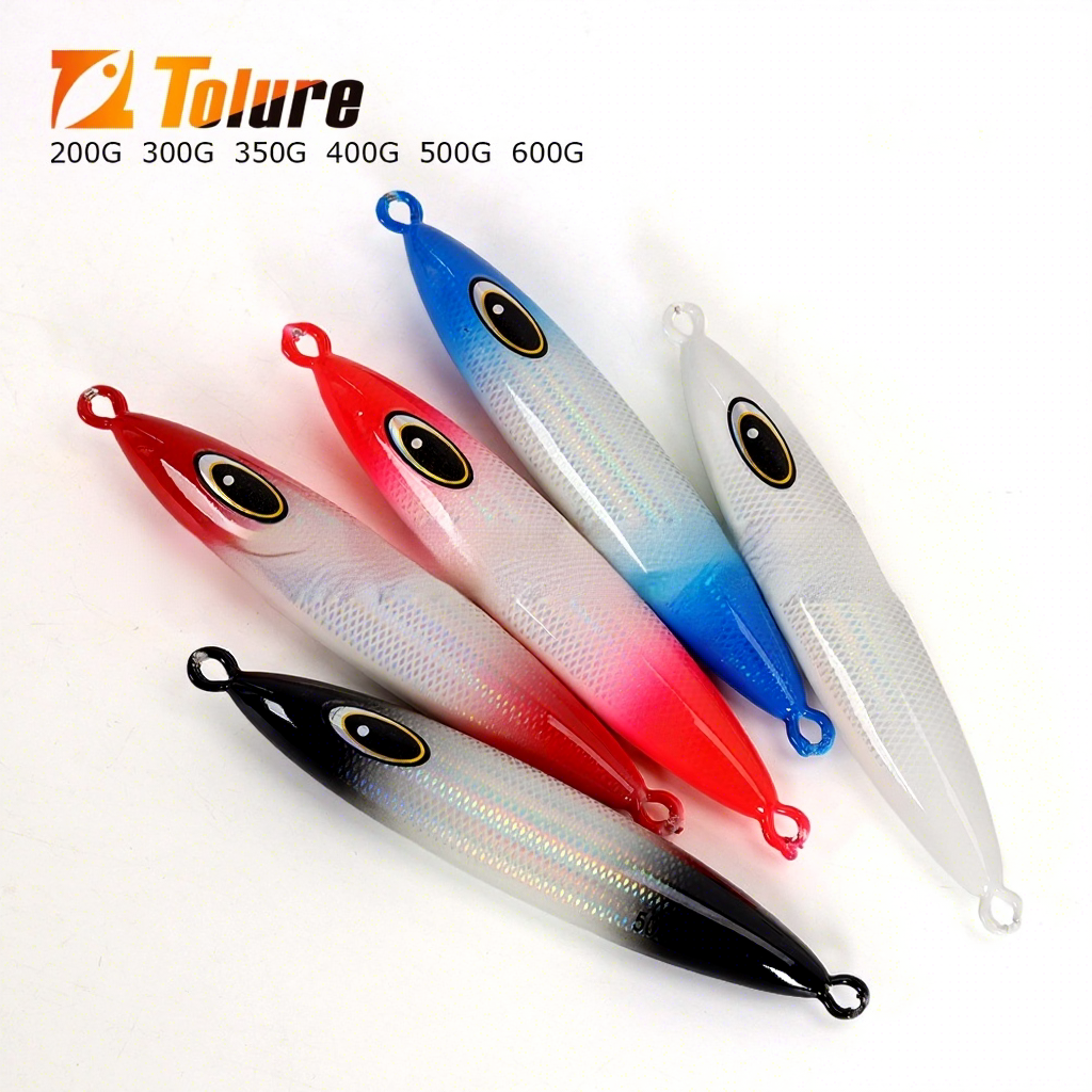 Road-Opening Big Heavy-Pound Fat-Type Night-Glow Jig 200g-600g Sea Fishing Boat Fishing Lead Fish Lure for Saltwater Fish – Hard Lure – view 5