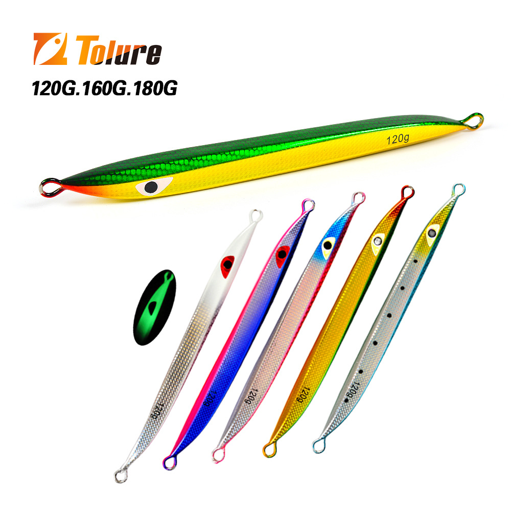 Noctilucent Sea & Boat Fishing Metal Jig MB1 Same Style Fast-Sinking UV Quick-Pull Tuna Bullet Artificial Hard Bait Lure – Hard Lure – view 5