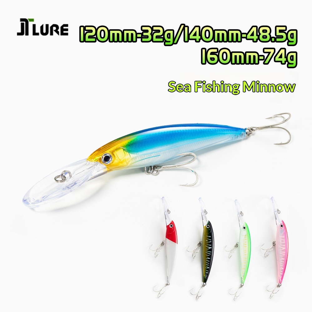 Sea Fishing Floating Minnow Artificial Hard Bait Tuna Lure Jerkbait Long-Cast Bionic Bait – Hard Lure – view 4