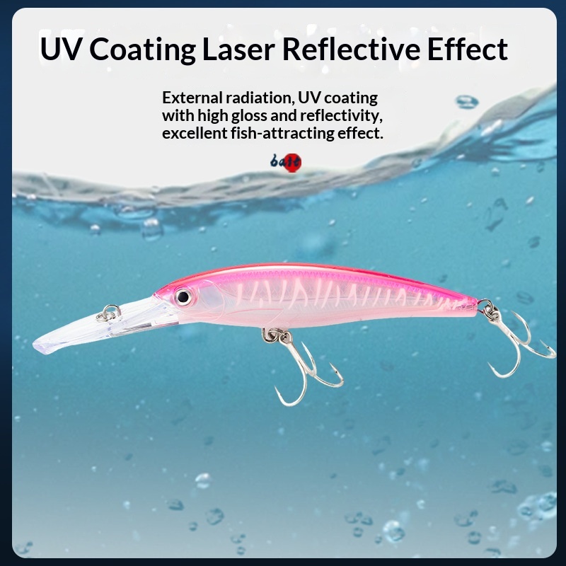 Sea Fishing Floating Minnow Artificial Hard Bait Tuna Lure Jerkbait Long-Cast Bionic Bait – Hard Lure – view 2