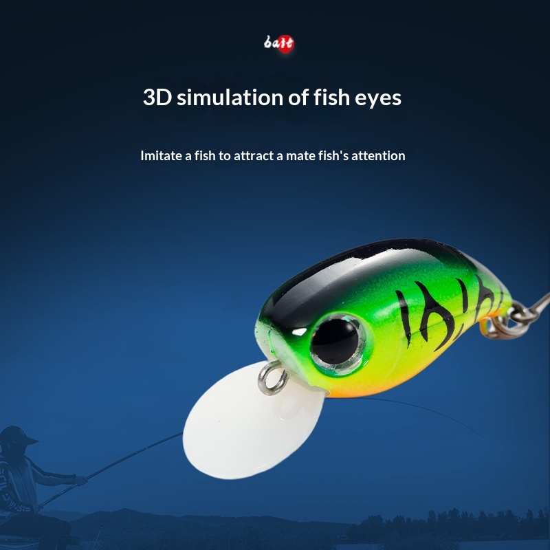 Little Fat Man Lure 34cm/19g Plastic Imitation Fish Crankbait Hard Bait Fishing Tackle Mini Trout Floating Trolling Hooks – Hard Lure – view 3