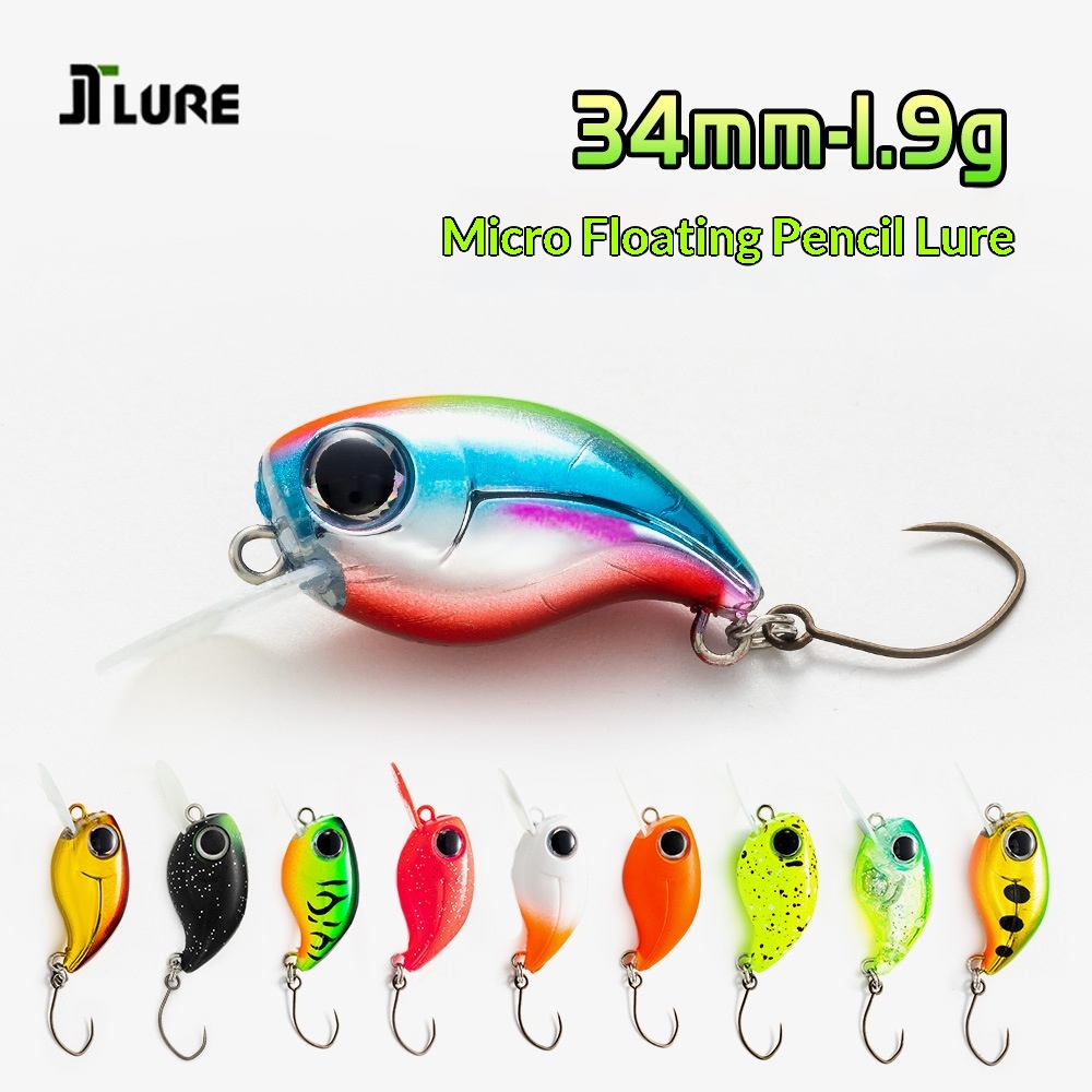 Little Fat Man Lure 34cm/19g Plastic Imitation Fish Crankbait Hard Bait Fishing Tackle Mini Trout Floating Trolling Hooks – Hard Lure – view 5