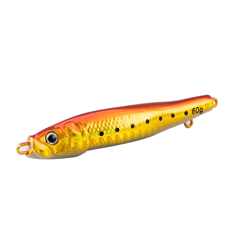 Cross-Border Hot-Selling Artificial Hard Bait Shore Cast Small Jack 3D Printed S-Shaped Luminous Bionic Metal Spoon Stock – Hard Lure – view 2