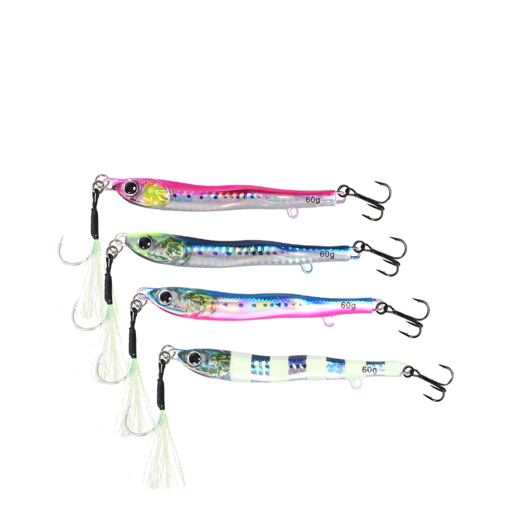 S-Type Little Jack Shore Lead Metal Jig Lure with Slow-Jerking Action for Saltwater Fish Sea & Boat Fishing Bait – Hard Lure – view 1