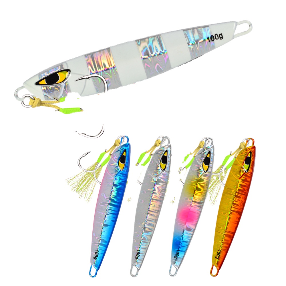 Hot-Selling New Arrival Laser 30g-100g Sea Fishing Mackerel Hairtail Long-Cast Artificial Hard Bait Metal Jig Lead Fish Stock – Hard Lure – view 1