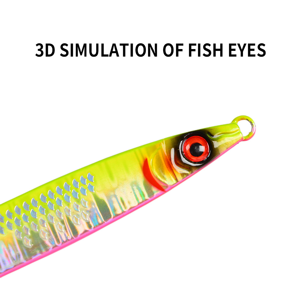 Cross-Border Hot-Selling Fish-Scale Metal Jig Artificial Hard Bait for Sea & Boat Fishing Slow-Shake & Fast-Pull Mackerel – Hard Lure – view 5