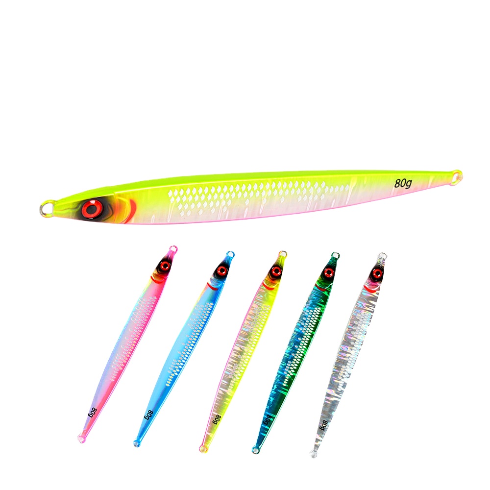 Cross-Border Hot-Selling Fish-Scale Metal Jig Artificial Hard Bait for Sea & Boat Fishing Slow-Shake & Fast-Pull Mackerel – Hard Lure – view 1