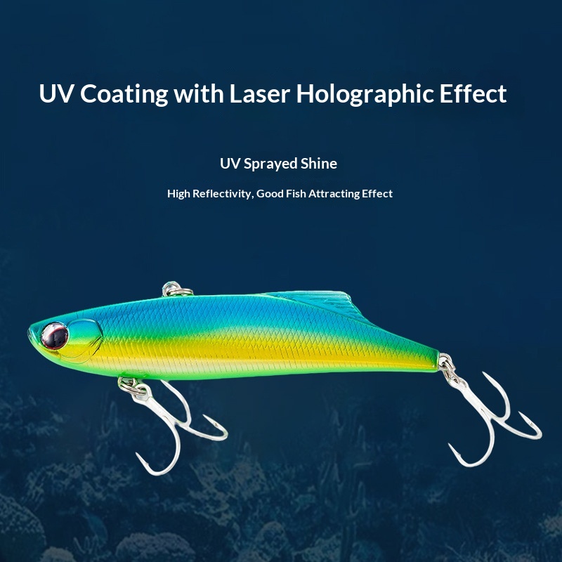 Lure Artificial Bait Sinking VIB Fishing Lure 90mm/27g UV Coated Laser Long-Cast ABS Hard Bait Simulation Without Hooks – Hard Lure – view 3