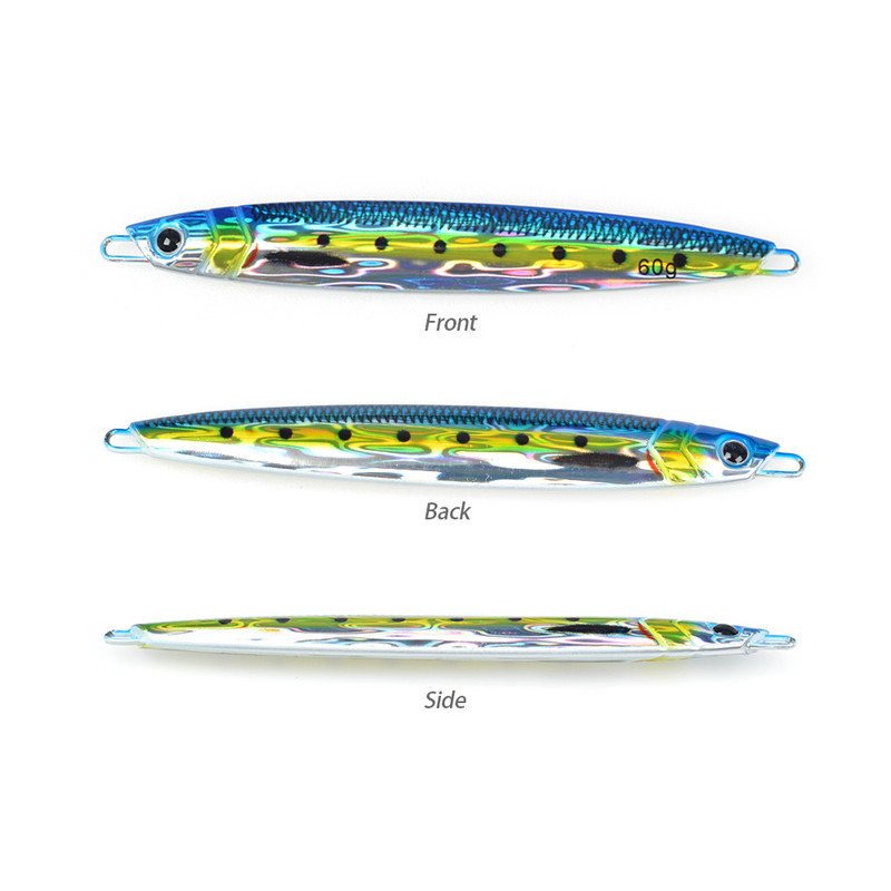 TL 3D Printed Mackerel-Style 40g/60g/80g 150g Fast-Sinking Slow-Rolling Metal-Plated Lead Fish Sea Fishing Artificial Hard Bait – Hard Lure – view 3