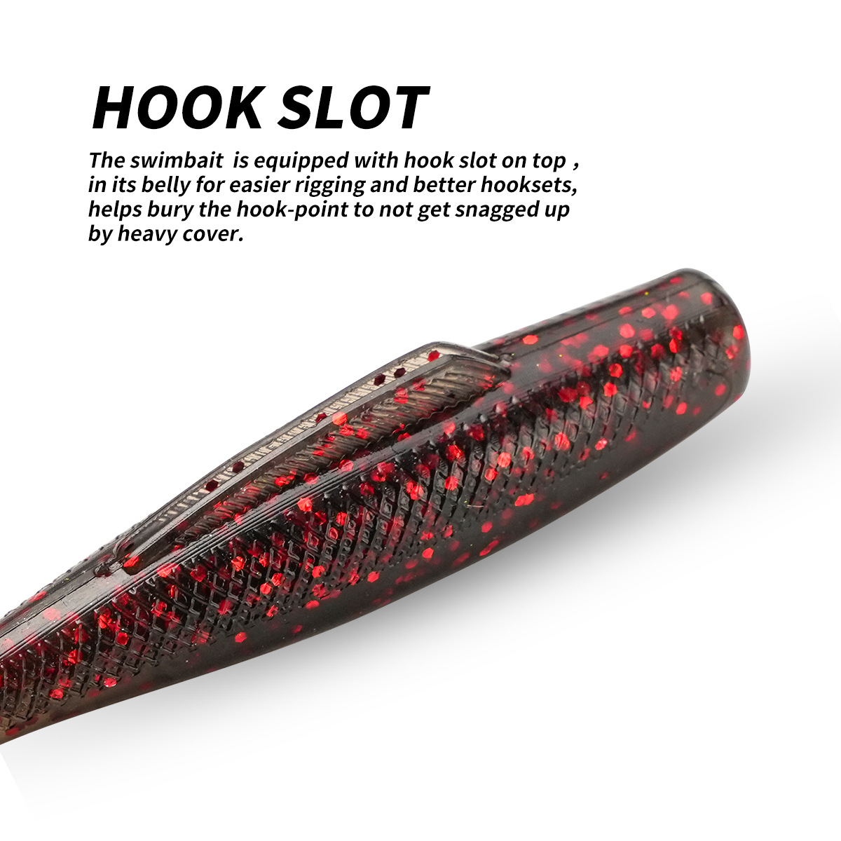 Stainless Steel Artificial Soft Bait Floating 8cm 6pcs Black Pit T Tail Baby Silencer Without Hooks for Freshwater & Sea Use – Soft Lure – view 4