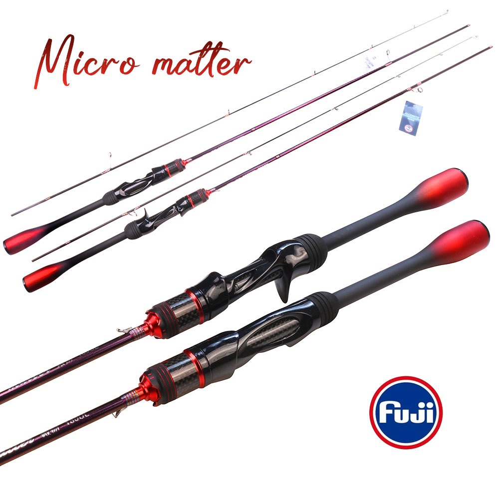 Fuji Guide Ring Full Carbon Ultra-Light Hard Action Baitcasting Rod with Solid Carbon Tip for Rivers and Streams-Weihai Factory – Fishing Rod – view 5