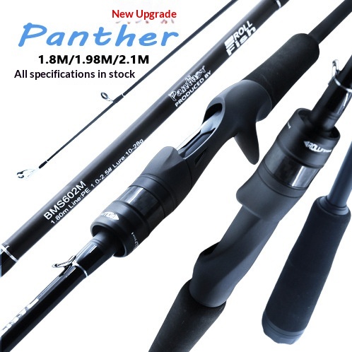 General Purpose Lure Fishing Rod M-Action Straight & Gun Handles Long-Cast for Bass Pike Stream Use – Fishing Rod – view 2