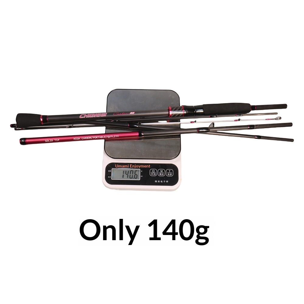 5 Portable Luya Rod Carbon Fiber Rod Ultra-Fast Straight Handle Travel Rod Lure Ultra-Hard Tuning 2.13m/2.29m Sizes Spot – Fishing Rod – view 2