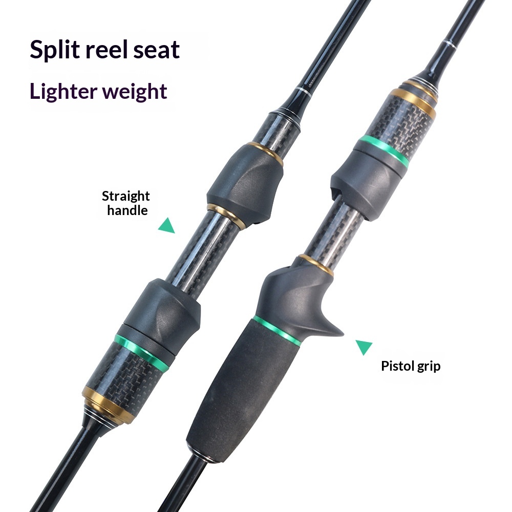 Cheery Solid Carbon Horse Mouth Micro Creek Ultra Light Luya Rod Hard Action Lure Fishing Stream Weihai Factory Spot Wholesale – Fishing Rod – view 2