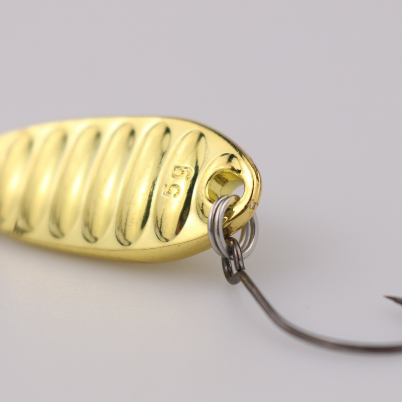 Flat-Vibration Sequin Micro-Object Stream Lure Bait Zinc Alloy with Hooks for Bluegill Mandarin Fish – Hard Lure – view 4