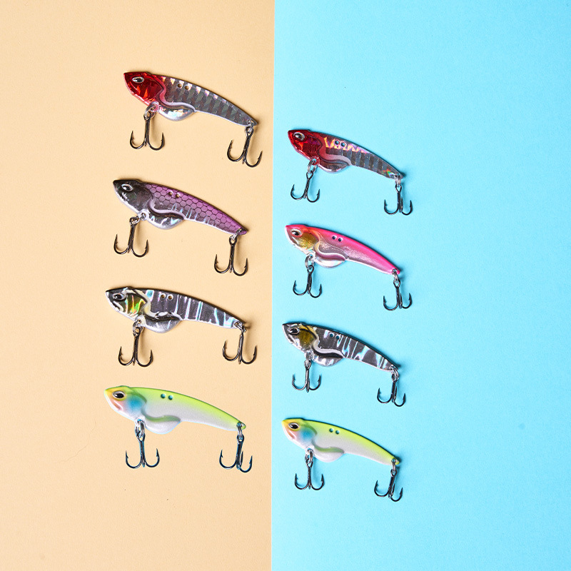 Lead-coated Copper Vib Long-Cast Metal Luya Bait Hon Bionic Fake Bait Perch Freshwater Fishing Set – Hard Lure – view 2