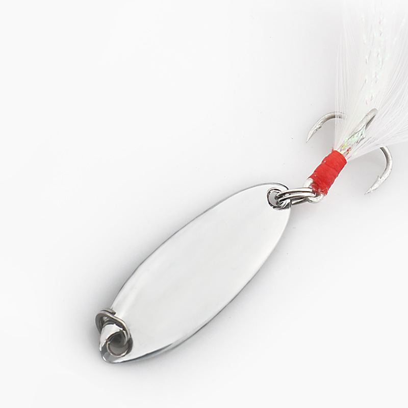 Crankbait Lure Zinc Alloy Sequin Barbless Bait for Sea Bass Freshwater Saltwater Fishing – Hard Lure – view 5