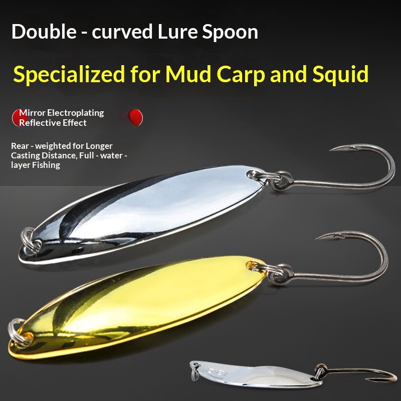 Crankbait Lure Zinc Alloy Sequin Barbless Bait for Sea Bass Freshwater Saltwater Fishing – Hard Lure – view 3