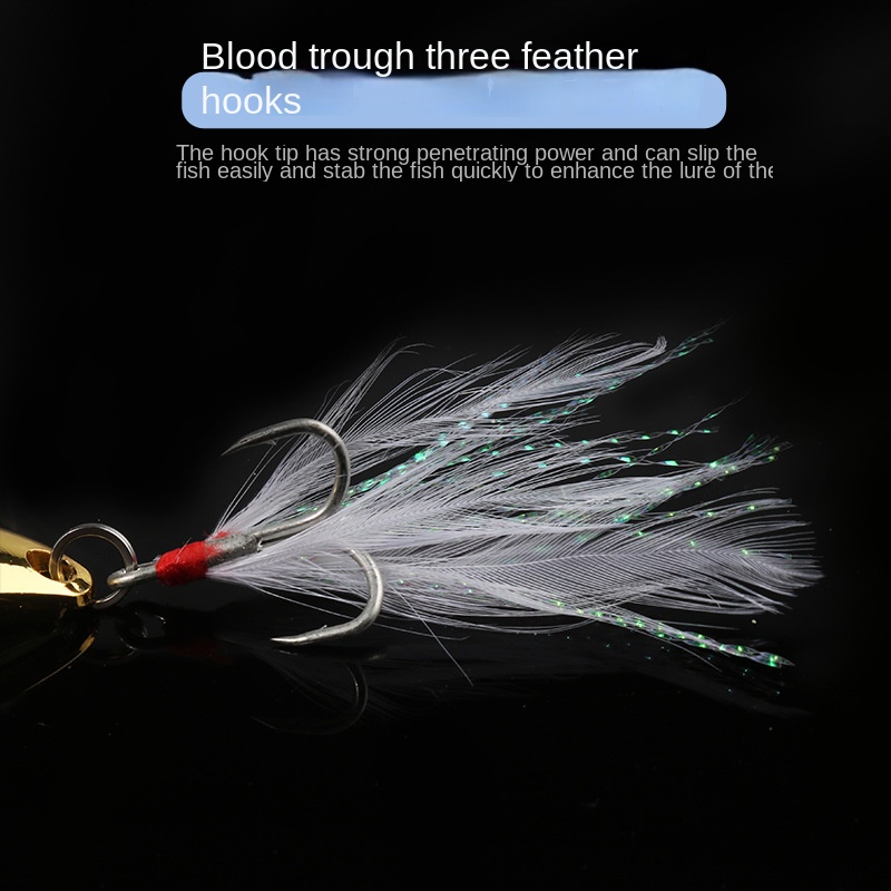 New Red Dot Leech Luya Sequin Zinc Alloy Artificial Hard Bait Without Hooks for Bass Fishing – Hard Lure – view 4