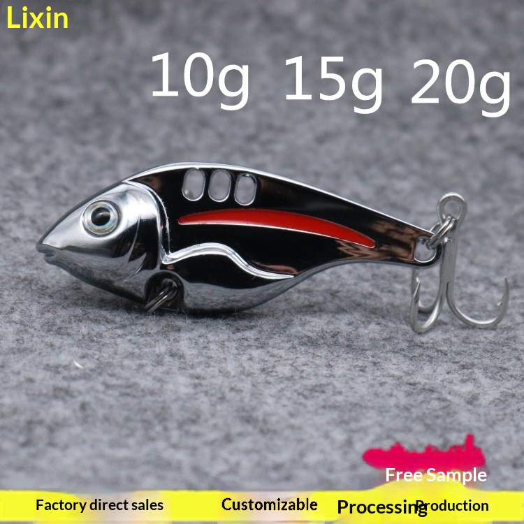 Espressif Lure Dolphin VIB Zinc Alloy Full-Water-Column Bass Bait with Hooks – Hard Lure – view 4