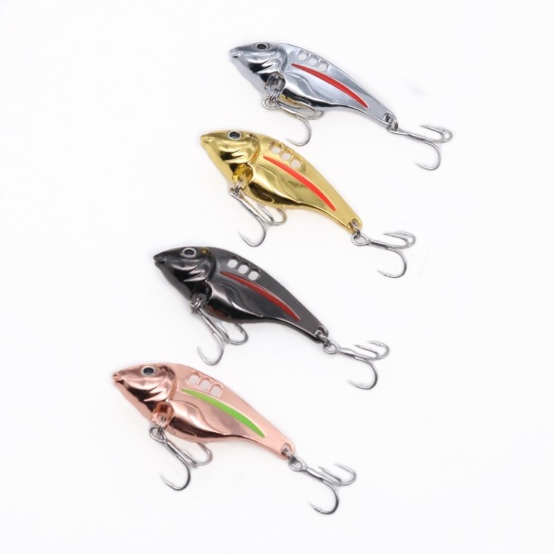 Espressif Lure Dolphin VIB Zinc Alloy Full-Water-Column Bass Bait with Hooks – Hard Lure – view 1