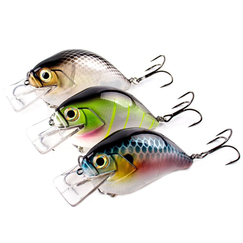 95cm 29.7g Stainless Steel Floating Water Rock Fat Man Luya Artificial Hard Bait Large Simulation Bass Crankbait – Hard Lure – view 1