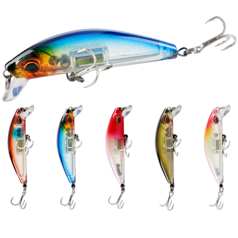 Sinking Micro Minnow Plastic Hard Bait Artificial Lure 7.5cm/11g Long Casting Carp Saltwater Fish River Fishing Tackle – Hard Lure – view 2