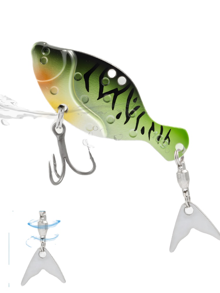5pcs Metal Jig Fishing Lure 10g with Hooks for Bass Pike Salmon Carp Freshwater & Saltwater Artificial Hard Bait – Hard Lure – view 3